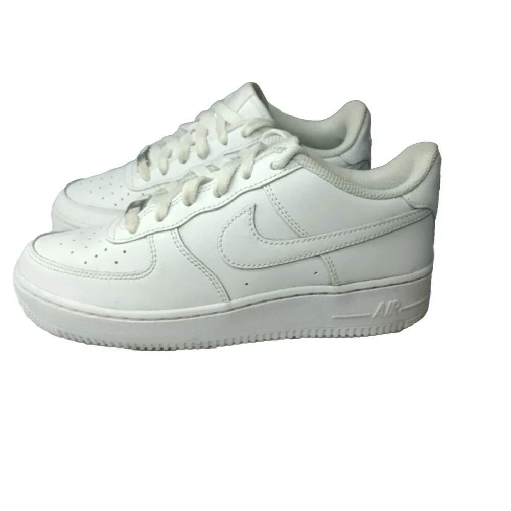 Nike Air Force 1 LE Big Kids Shoes Size 6.5 Y Sneakers Triple White